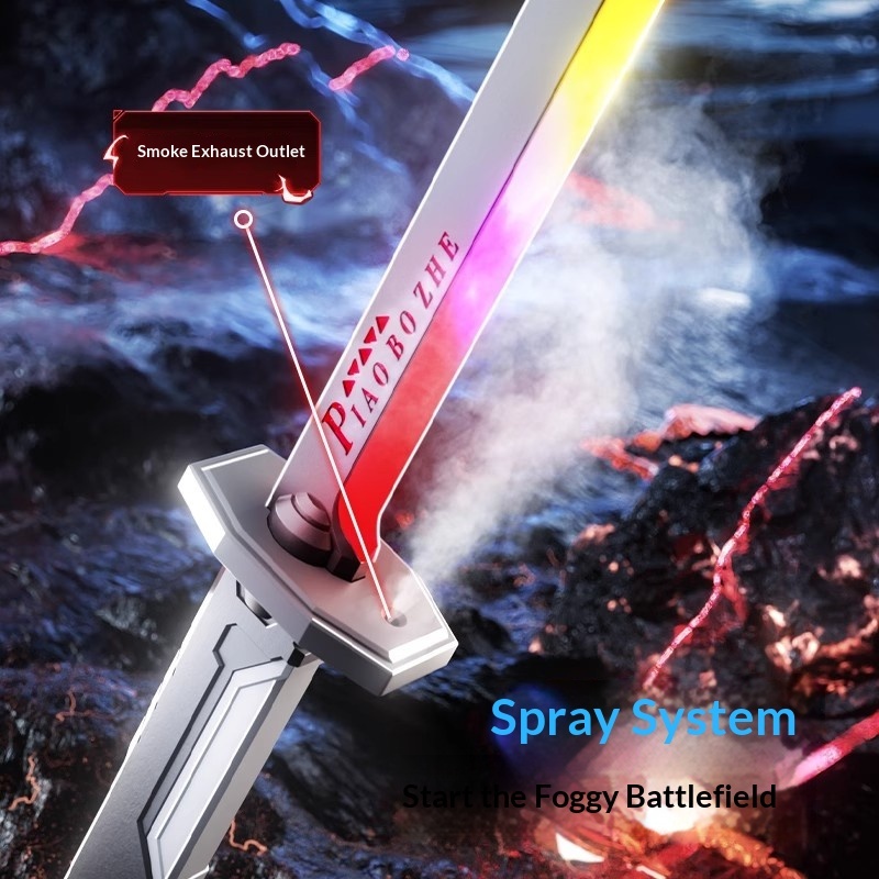 Children's Glowing Spray Color-Changing Laser Sword Toy