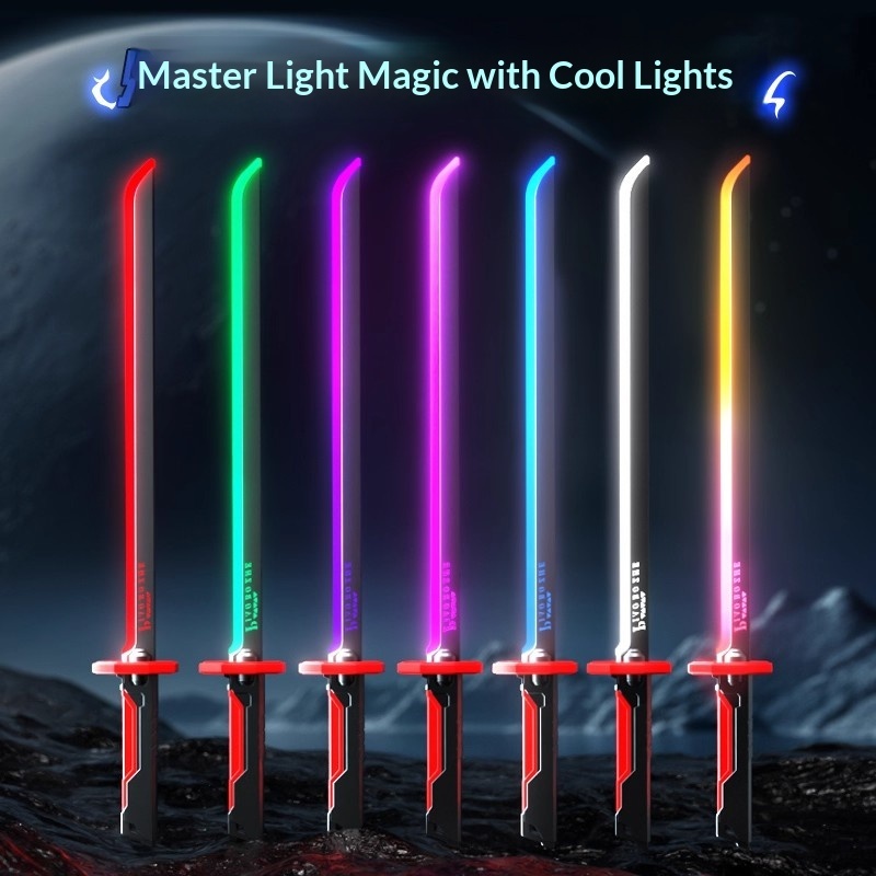 Children's Glowing Spray Color-Changing Laser Sword Toy