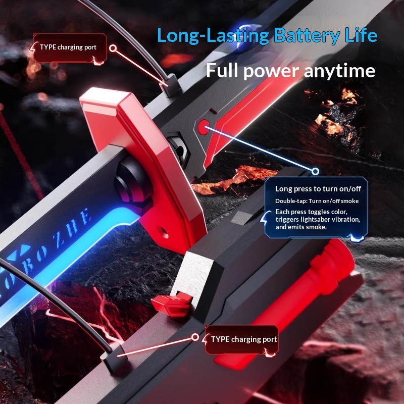 Children's Glowing Spray Color-Changing Laser Sword Toy
