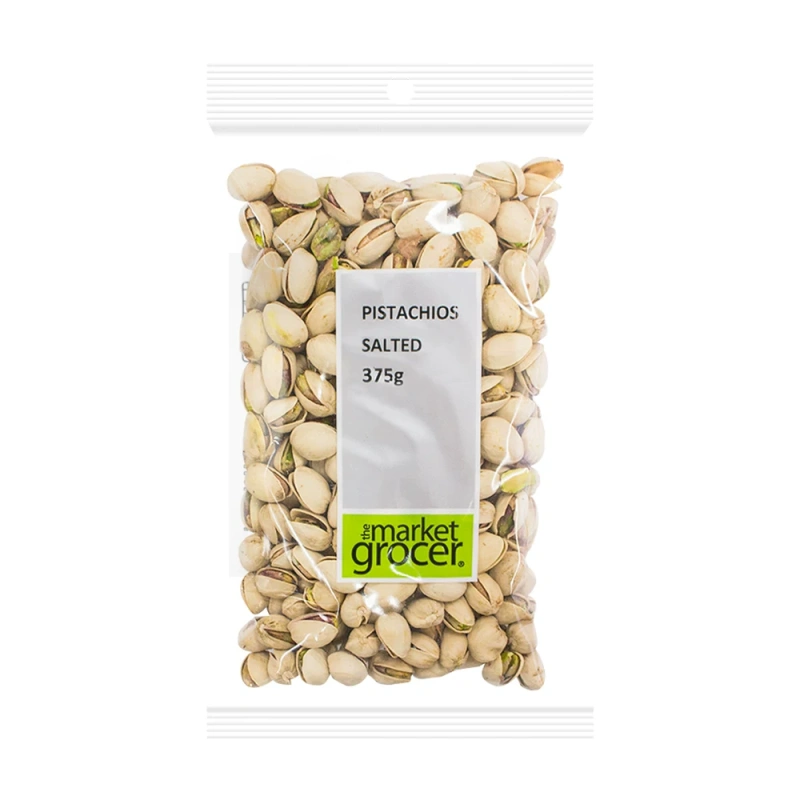 G0053 Themarketgrocer Australian Dried Pistachios Pure Nut Baked Snacks 375g