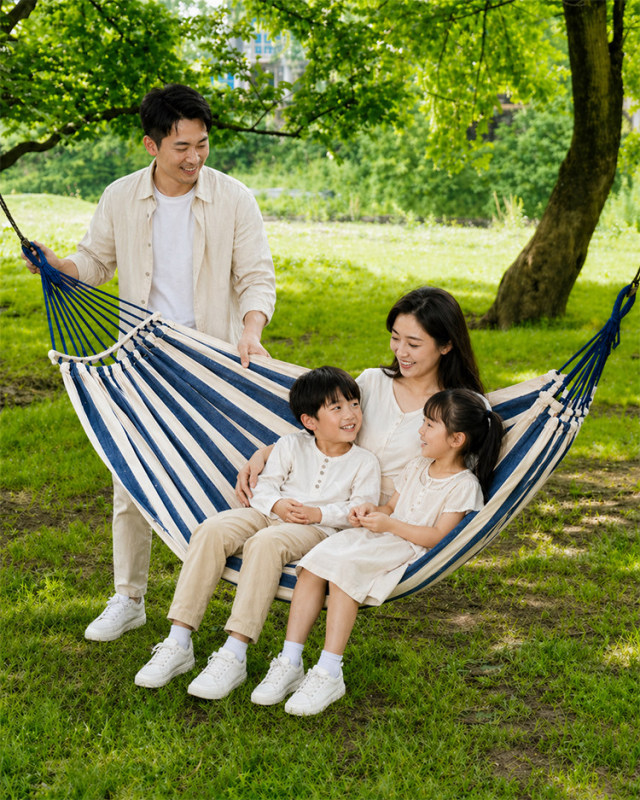 H0035 Extra Thick Canvas Hammock Hanging Chair