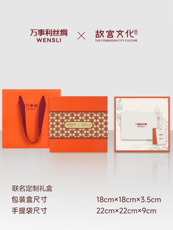 F4019 Oriental State Gift Wensli × Palace Museum Collaboration Twelve Flower Goddesses Mulberry Silk Medium Square Scarf