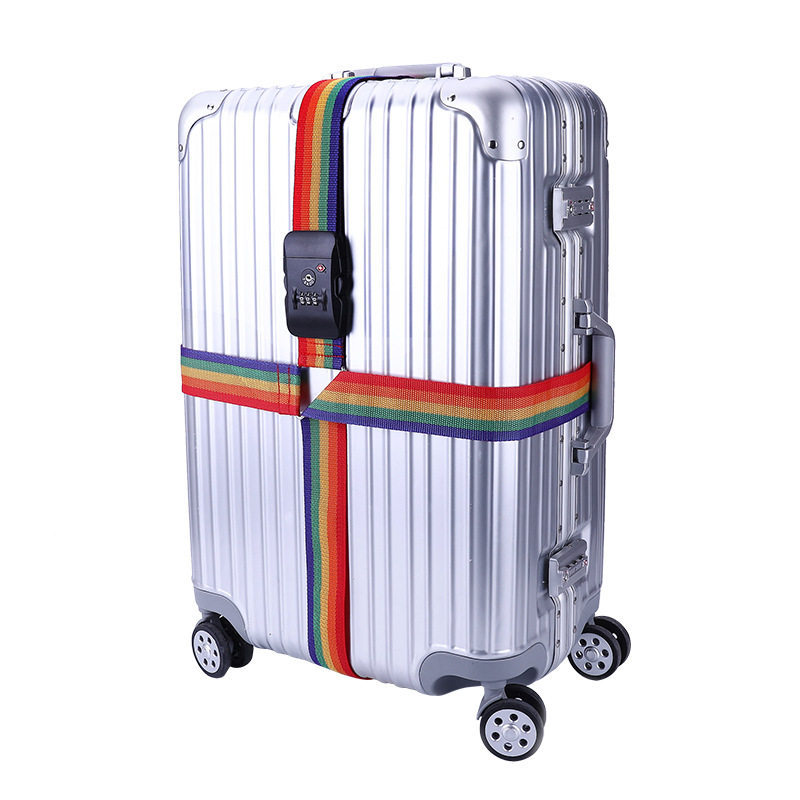 L0023 Cross Luggage Strap with Combination Lock