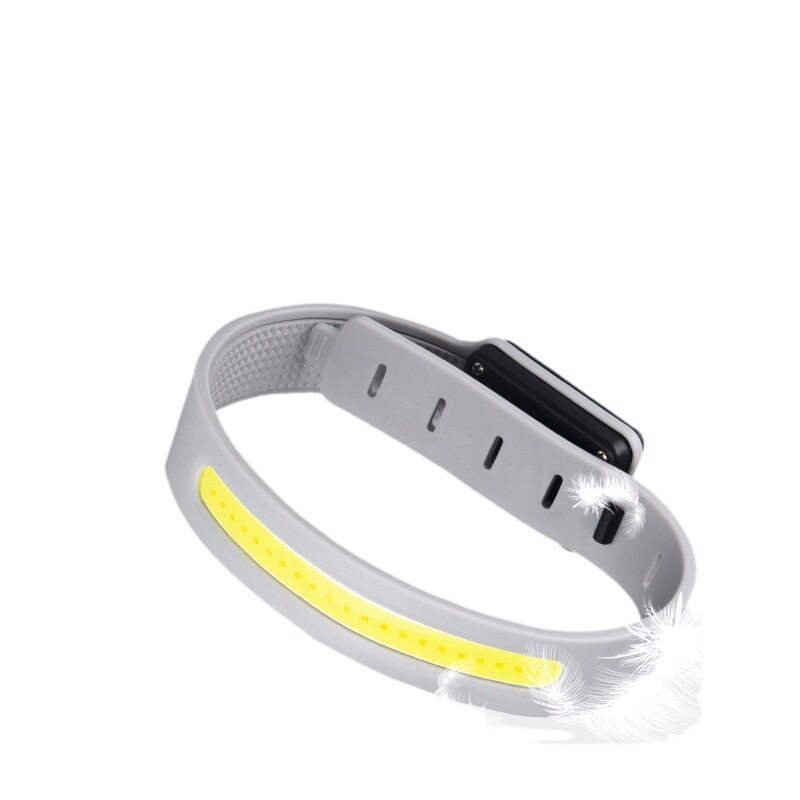 E9105 Ultra-lightweight Rechargeable COB Strap Headlamp Wristband, Waterproof & Sweatproof, Portable Running Night Light