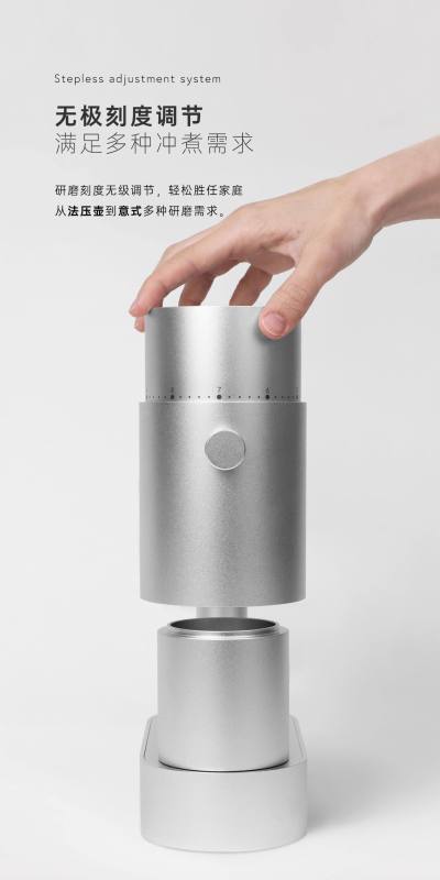 E9100 LAGOM casa Home Portable Italian Espresso & Pour-Over Electric Coffee Grinder by OPTION-O