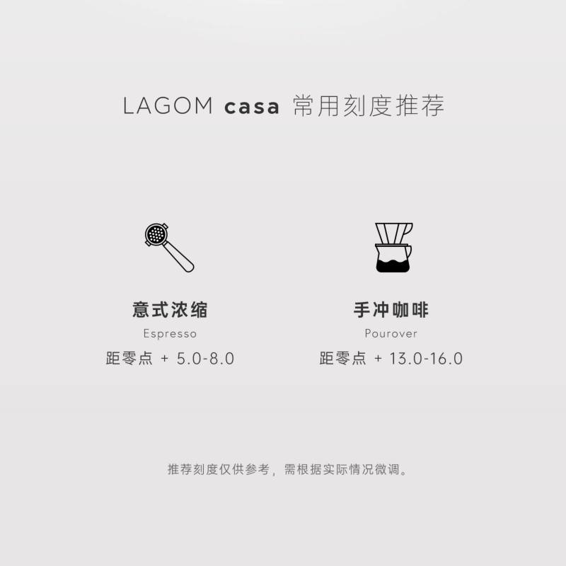 E9100 LAGOM casa Home Portable Italian Espresso & Pour-Over Electric Coffee Grinder by OPTION-O