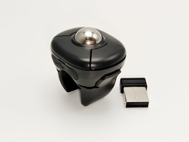 E9104 Ring-style Bluetooth Wireless Mouse Trackball, Universal for Tablets, Phones, Motorcycles and Computers