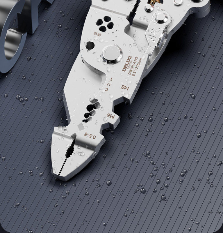 TL0007 Delixi 16-in-1 Multi-functional Foldable Wire Stripper