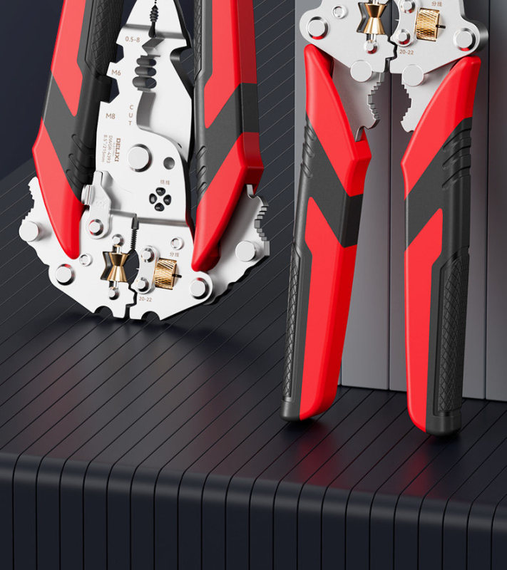 TL0007 Delixi 16-in-1 Multi-functional Foldable Wire Stripper