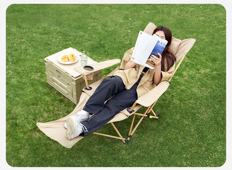 L0027 Mobi Garden Portable Adjustable Reclining Folding Chair