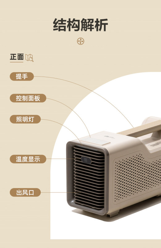 E9114 MOBI GARDEN Outdoor Camping Portable All-in-One Mobile Cooling Air Conditioner