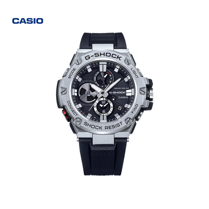 E3004 CASIO G-SHOCK Men's Solar Powered Bluetooth Water Resistant Watch GST-B100