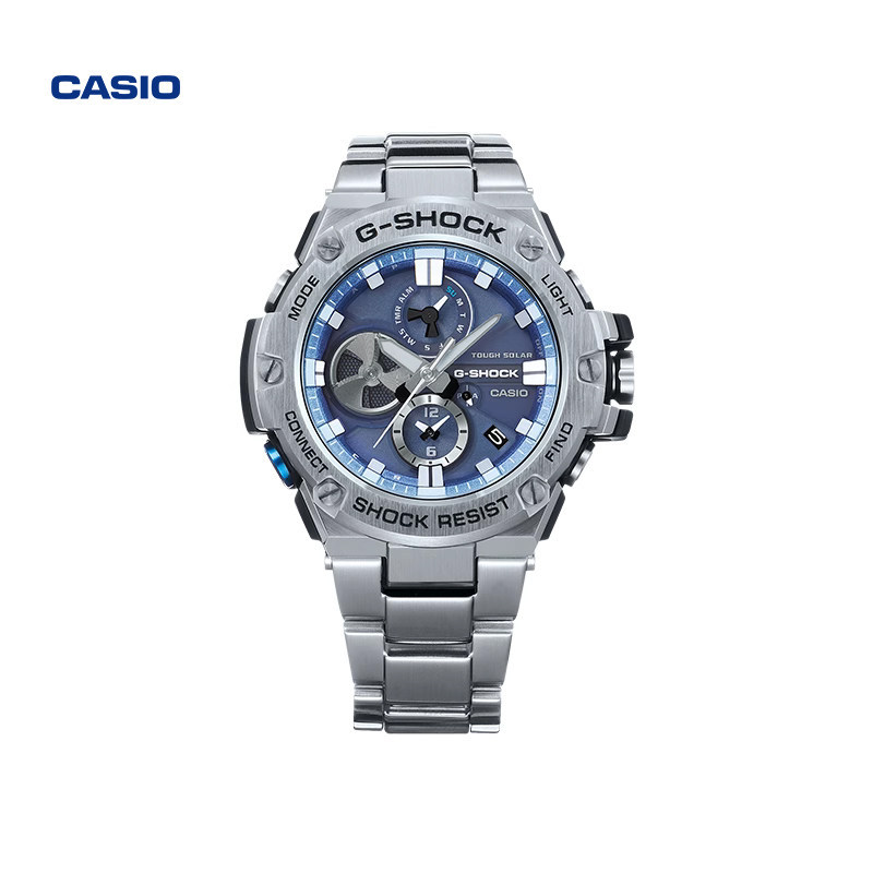 E3004 CASIO G-SHOCK Men's Solar Powered Bluetooth Water Resistant Watch GST-B100