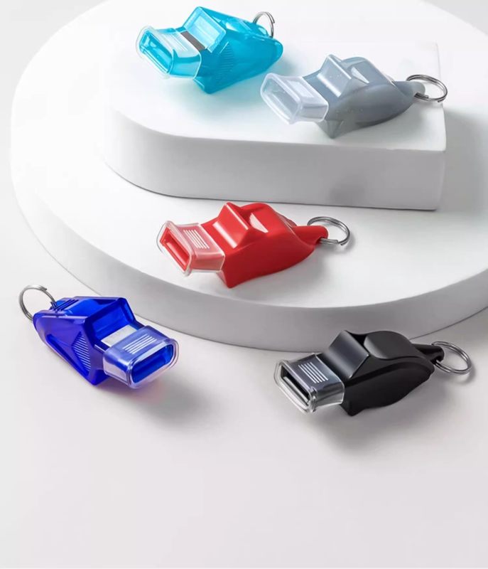 S3034 Dolphin Whistle for Referees & Coaches - Soccer, Basketball & Volleyball Sports Whistle blue 2 Pcs