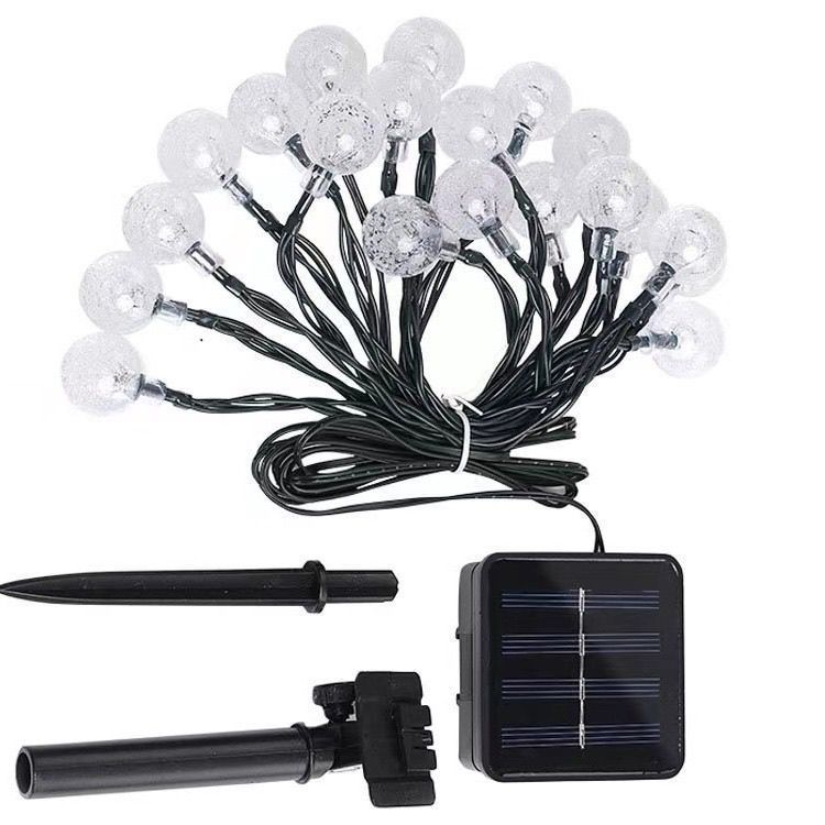 Solar-powered outdoor light for home use, courtyard, and balcony/garden, LED ambient lighting, tree hanging light, outdoor.