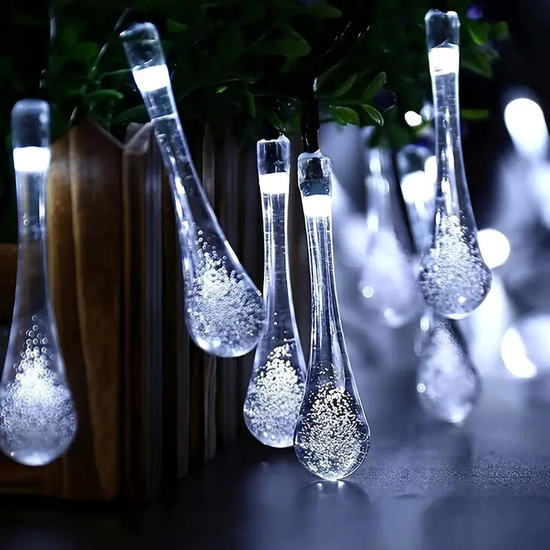 Solar-powered outdoor light for home use, courtyard, and balcony/garden, LED ambient lighting, tree hanging light, outdoor.