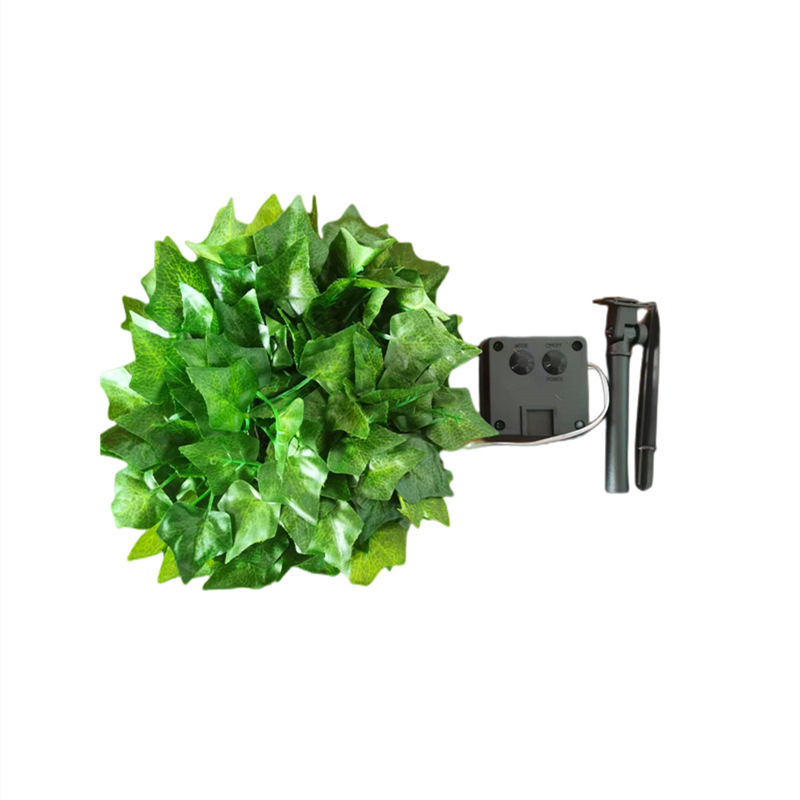 Cross-border wholesale LED solar rattan light string lights, simulated ivy battery lights, courtyard decorative lights, copper wire lights