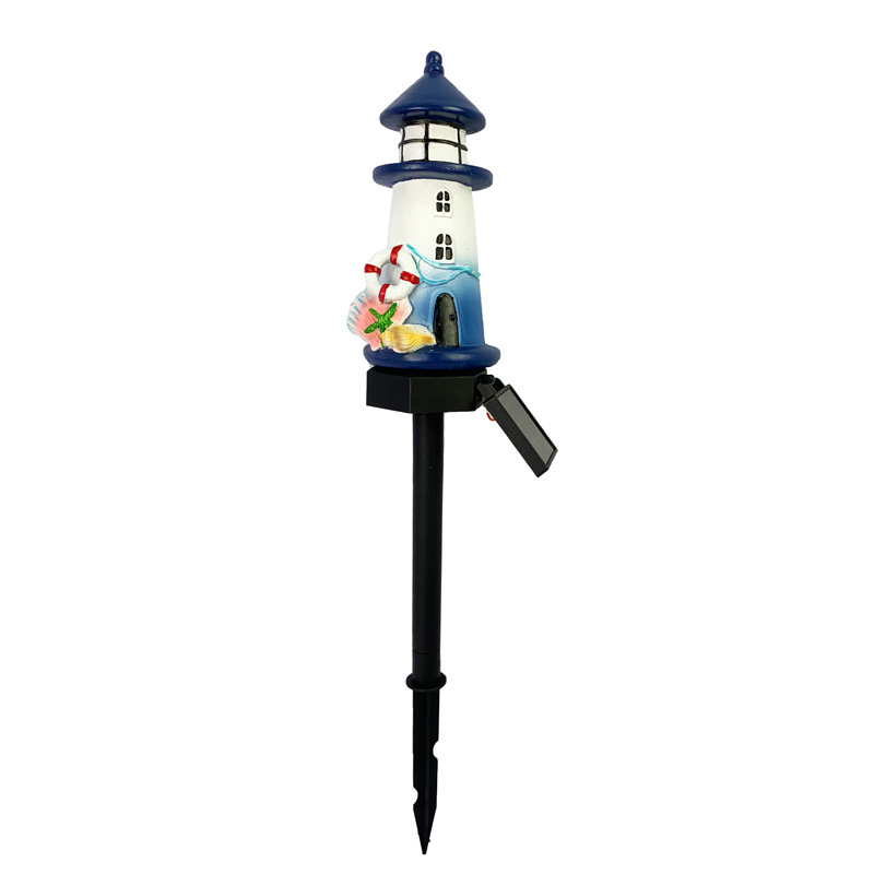 H0047 Waterproof Lighthouse Solar Garden Outdoor Light