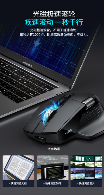 E9122 Acer Tri-mode Wireless Bluetooth Mouse