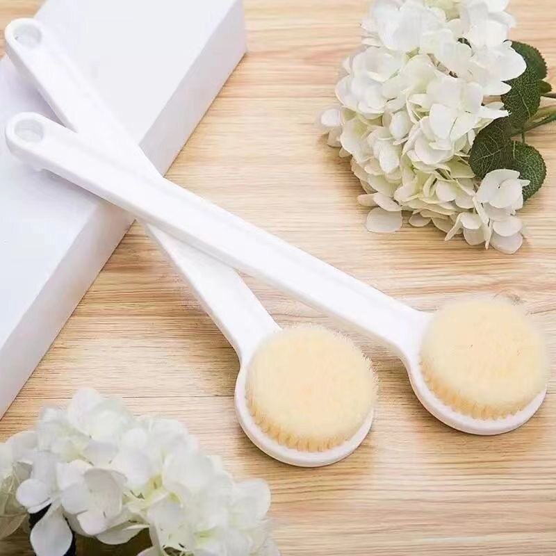 H0048 Soft Bristle Shower Bath Brush Set 2-Pcs