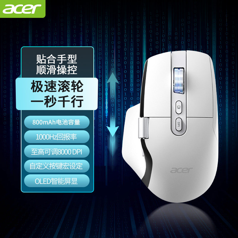 E9122 Acer Tri-mode Wireless Bluetooth Mouse