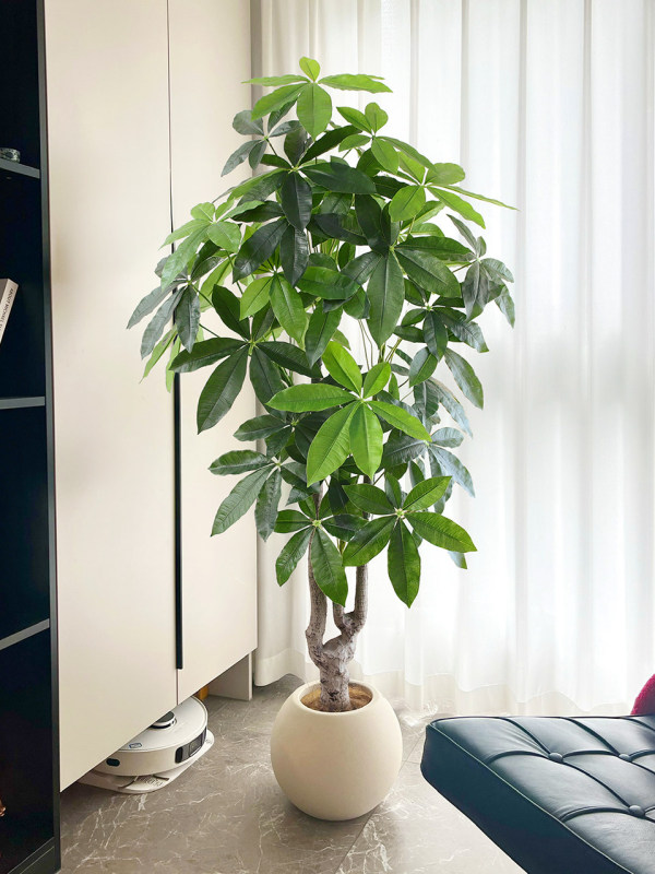 H0051 Artificial Money Tree Potted Plant