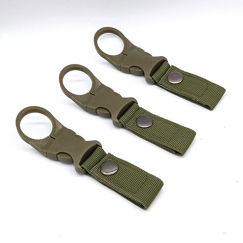 L0031 Outdoor Water Bottle Carabiner Clip, 3-Pack
