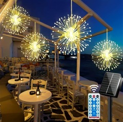 Solar-powered 270 LED lights (one unit for three lights)