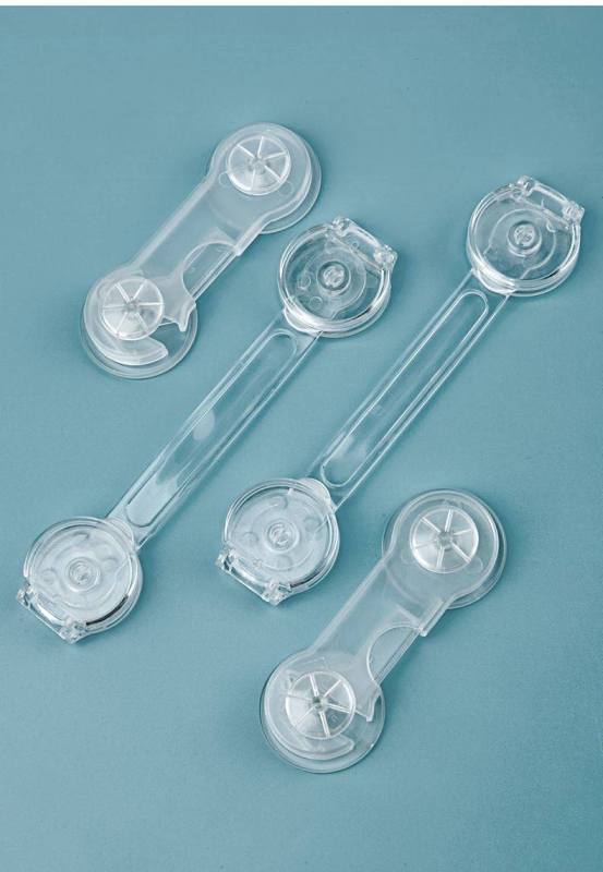 H0057 Anti-Shake Cabinet Door Fastener Safety Lock, 8-Piece Set