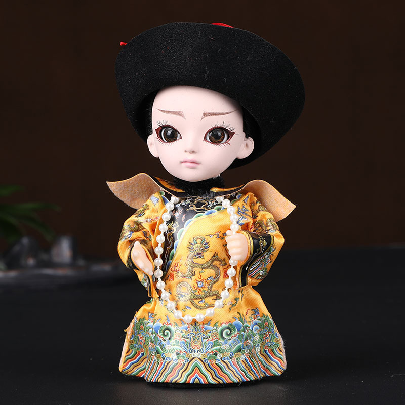 T0079 Chinese Peking Opera Figurine - Traditional Folk Art Home Decoration