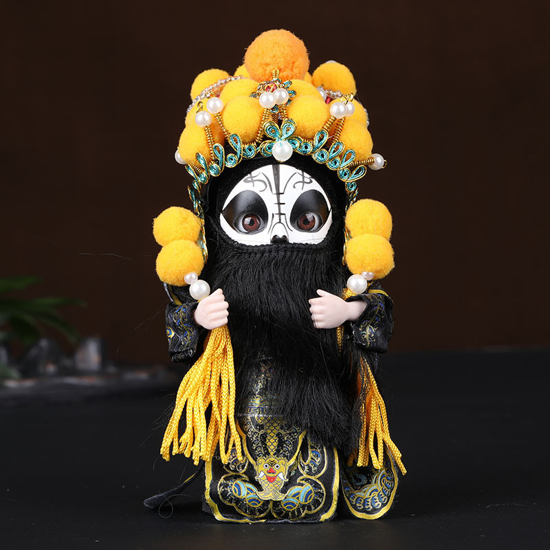 T0079 Chinese Peking Opera Figurine - Traditional Folk Art Home Decoration