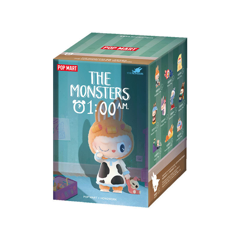 T0085 POP MART Labubu THE MONSTERS 1:00 AM Blind Box Figure Gift