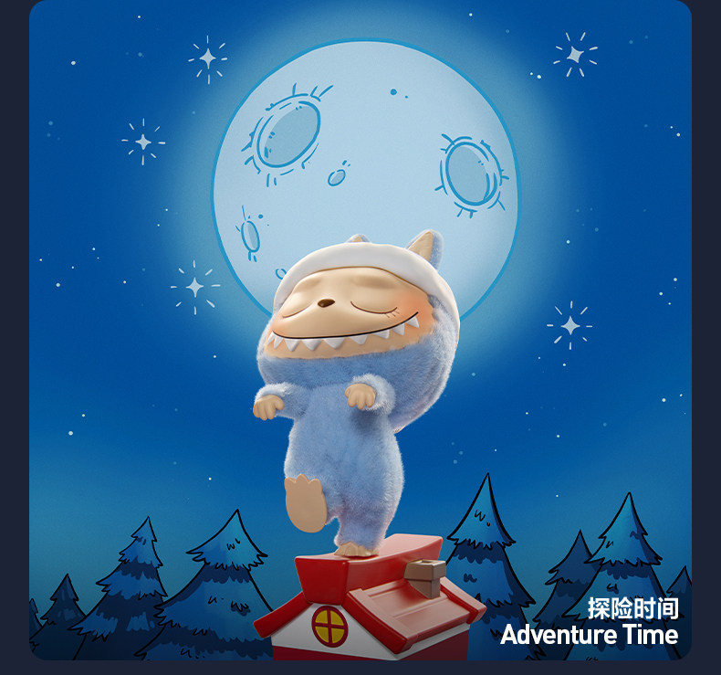 T0085 POP MART Labubu THE MONSTERS 1:00 AM Blind Box Figure Gift