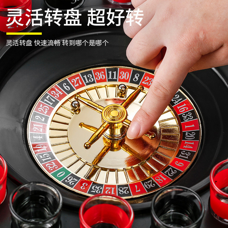 T0083 Russian Roulette Drinking Game Wheel