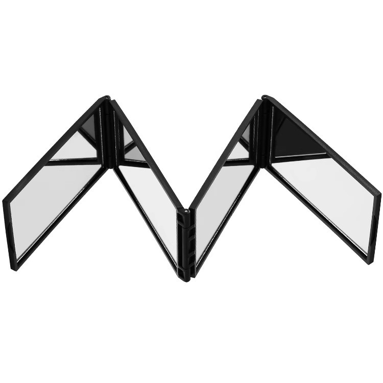H0060 Portable folding 4-way mirror for DIY haircuts