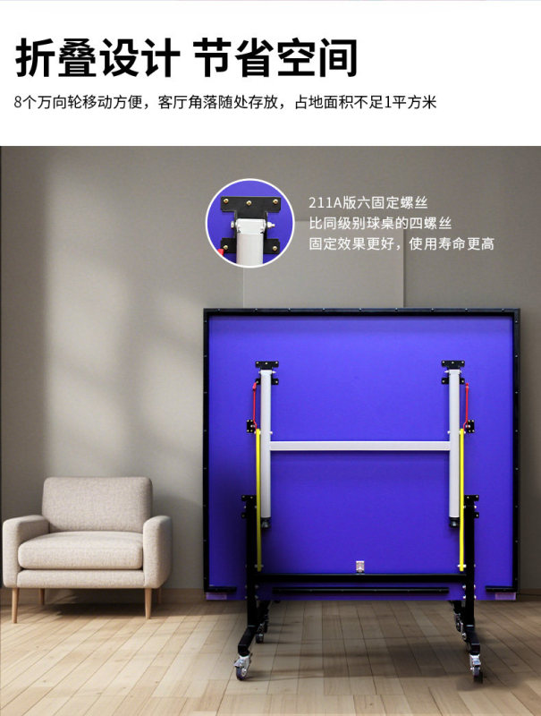 S3040 DOUBLE FISH Foldable Table Tennis Table Set