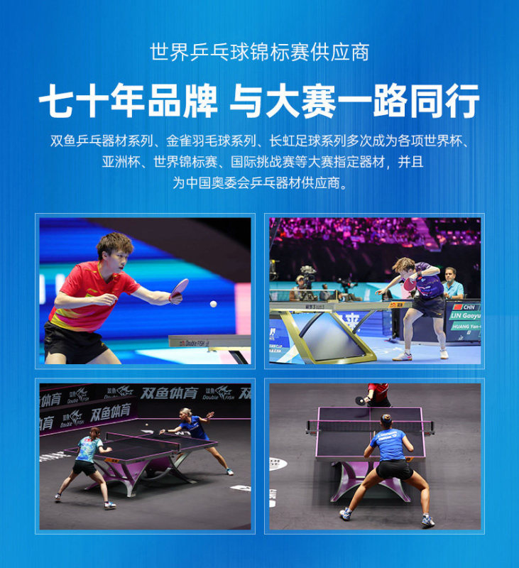 S3040 DOUBLE FISH Foldable Table Tennis Table Set