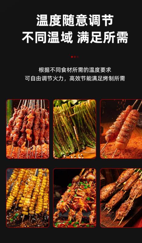 H0064 Smokeless Automatic Rotating Electric Rotisserie