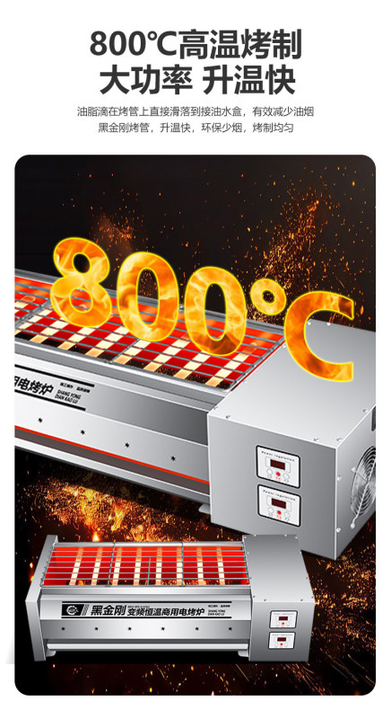 H0065 Black King Kong Smokeless Electric Grill