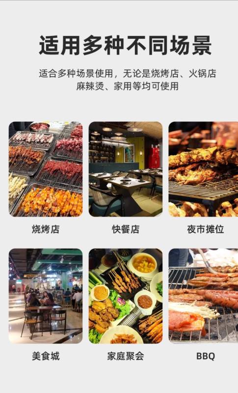 H0063 Fully Automatic 16-Grid Electric Rotating BBQ Grill