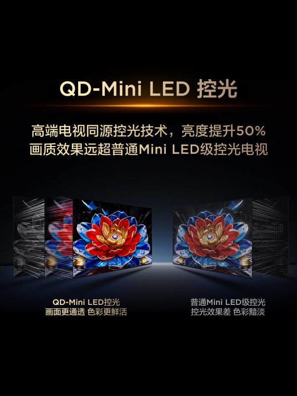 E9142 TCL 55T5M Plus 55-Inch 4K QD-Mini LED TV