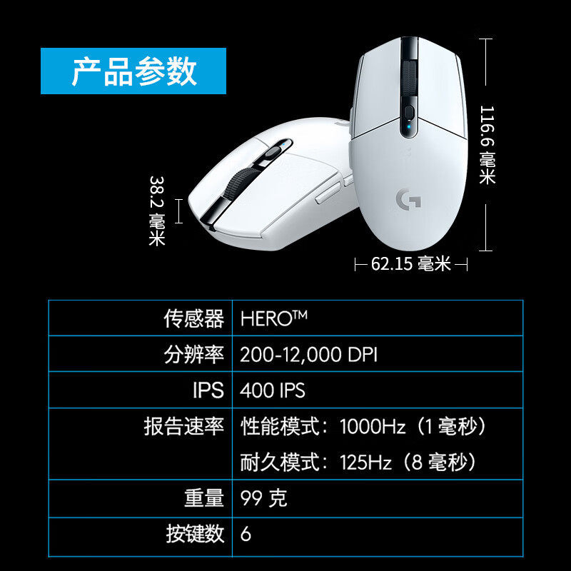E9138 Logitech G304 Bluetooth Wireless Gaming and Office Mouse
