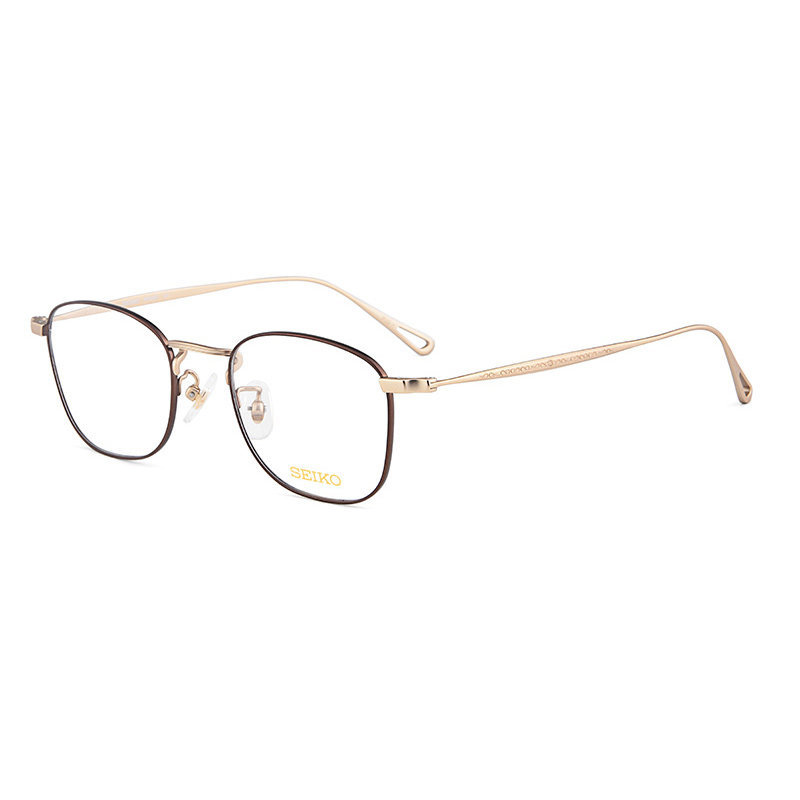 P7016  Japanese SEIKO Retro Titanium Blue Light Blocking Glasses