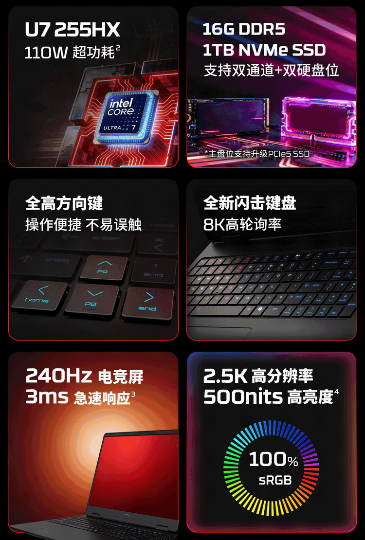E9150 HP Omen 11 HyperX Pro16 AI-Powered High-Performance Gaming Laptop (China Version)