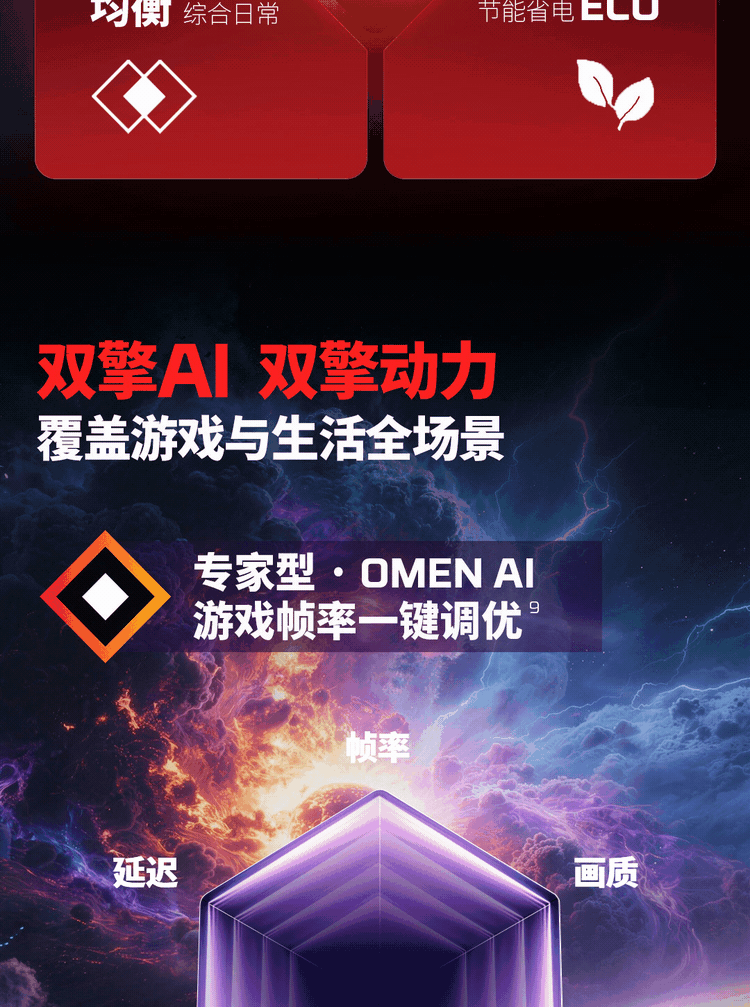 E9150 HP Omen 11 HyperX Pro16 AI-Powered High-Performance Gaming Laptop (China Version)