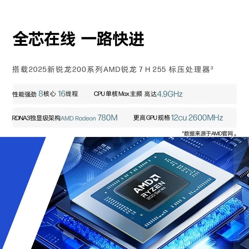 E9154 HP Zhan 66 Thin and Light Laptop (China Version) | AMD Ryzen 7 H 255 | 16GB RAM, 512GB SSD