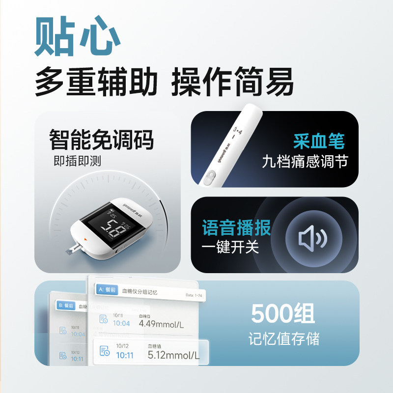 P7022 Yuwell 921 Blood Glucose Meter Set
