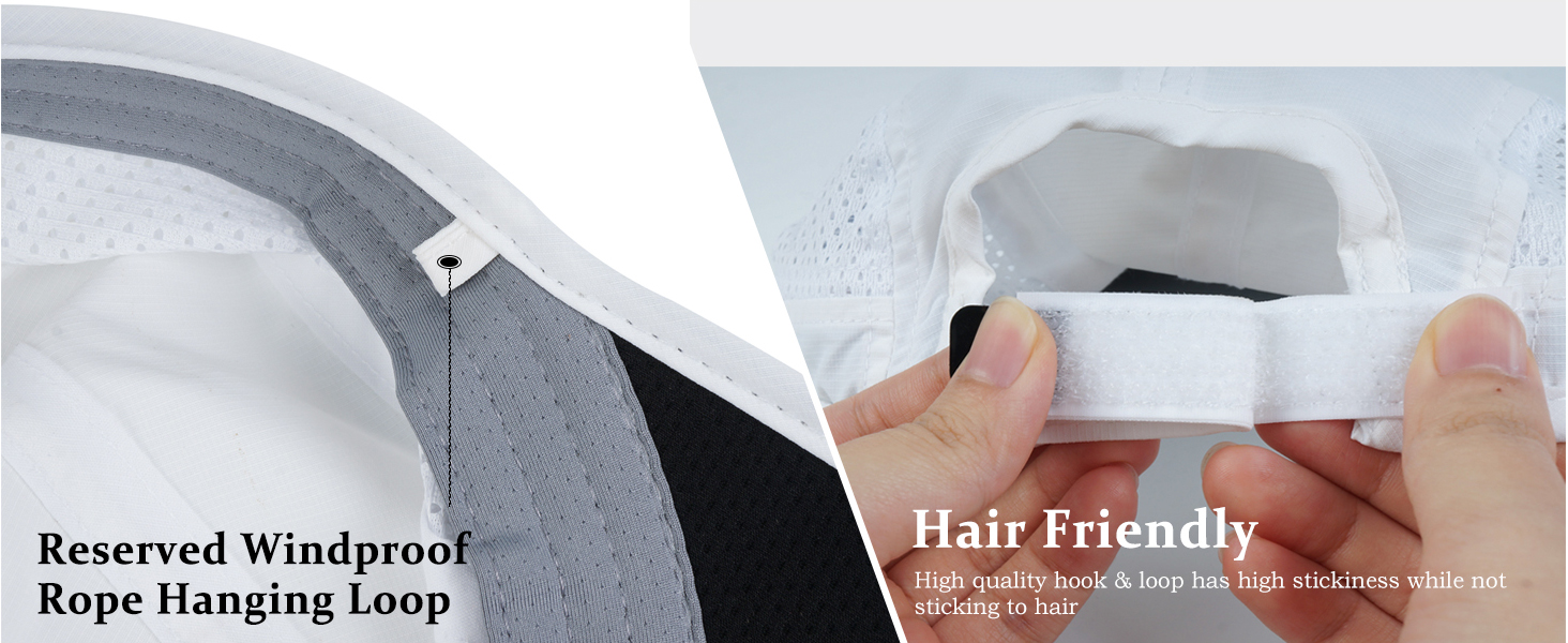 Hair Friendly High quality hook & s loop has high stickiness while notsticking to hair