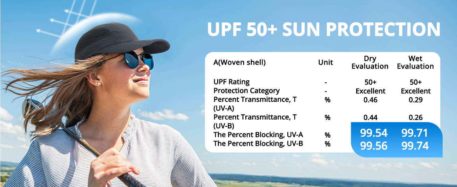 long brim running hat for womn and men sun protection baseball cap breathable quick drying