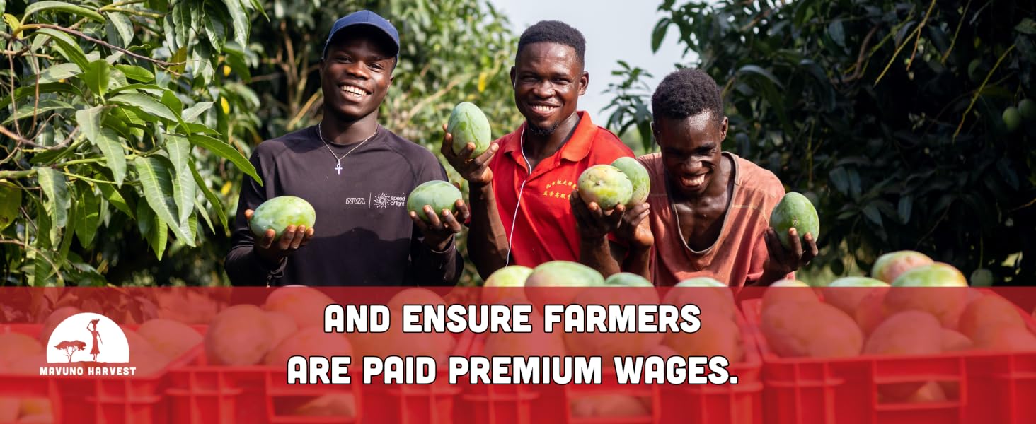 and ensure farmers are paid premium wages